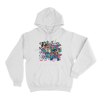 Scott Pilgrim Character Battle Unisex Hoodie White
