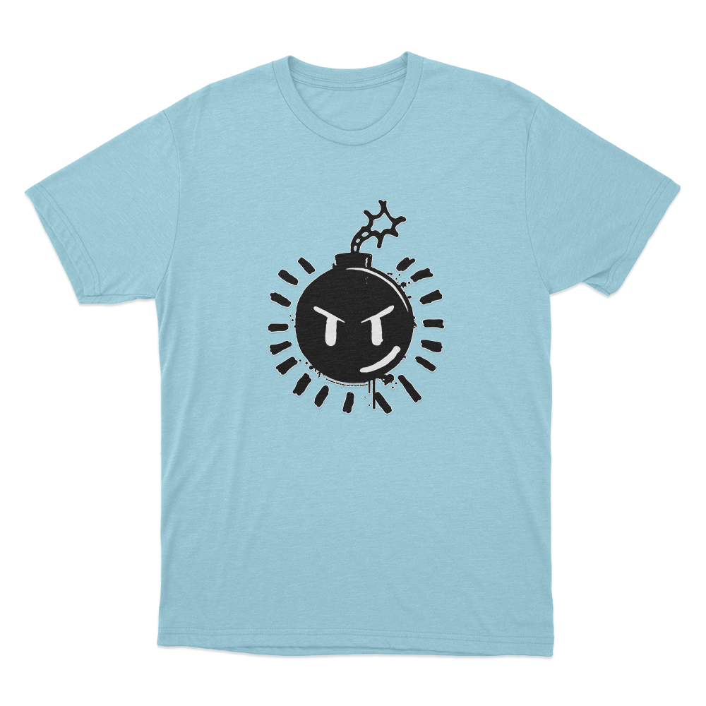 Scott Pilgrim Sex Bob Omb Logo Unisex T Shirt Sky Blue Scott Pilgrim Sex Bob Omb Logo Unisex T Shirt Sky Blue