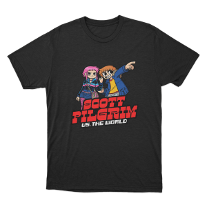 Scott Pilgrim Vs The World Cartoonish Unisex T Shirt Black 1