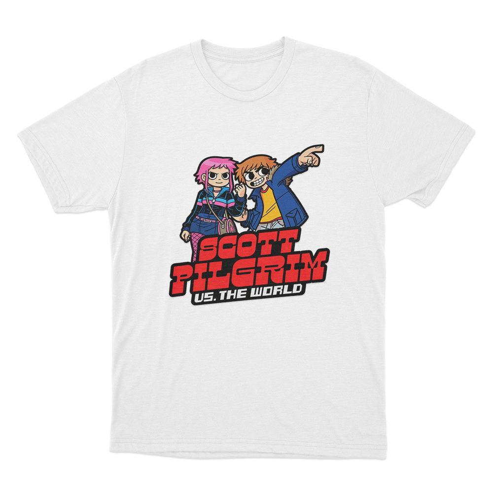 Scott Pilgrim Vs The World Cartoonish Unisex T Shirt White Scott Pilgrim Vs The World Cartoonish Unisex T Shirt White 1