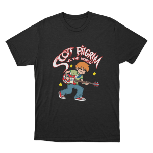 Scott Pilgrim Vs. The World Unisex T Shirt Black