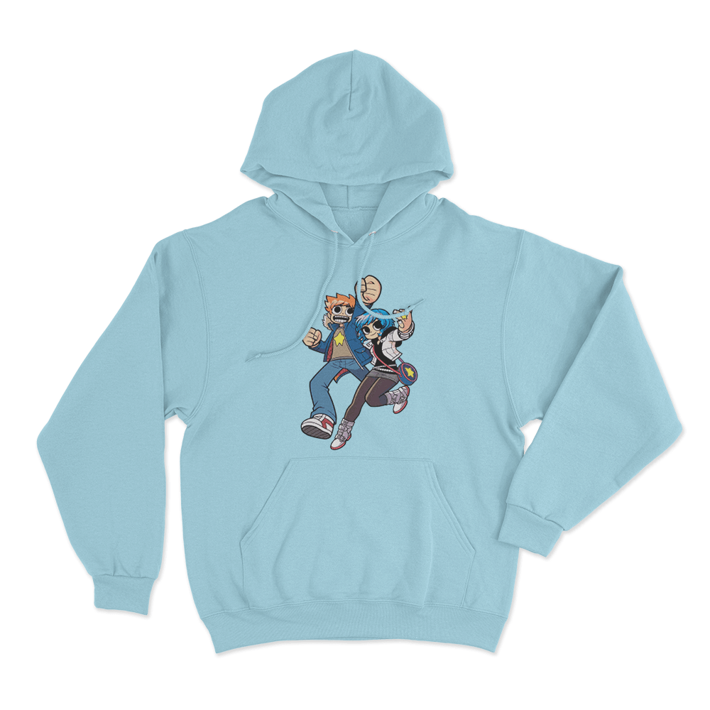Scott & Ramona Unisex Hoodie Sky Blue Scott Ramona Unisex Hoodie Sky Blue